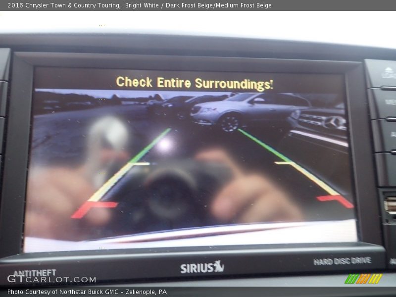 Bright White / Dark Frost Beige/Medium Frost Beige 2016 Chrysler Town & Country Touring