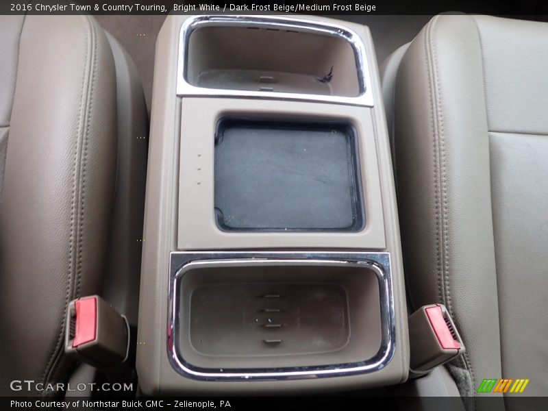 Bright White / Dark Frost Beige/Medium Frost Beige 2016 Chrysler Town & Country Touring