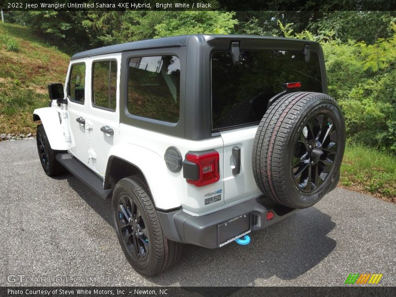 Bright White / Black 2022 Jeep Wrangler Unlimited Sahara 4XE Hybrid
