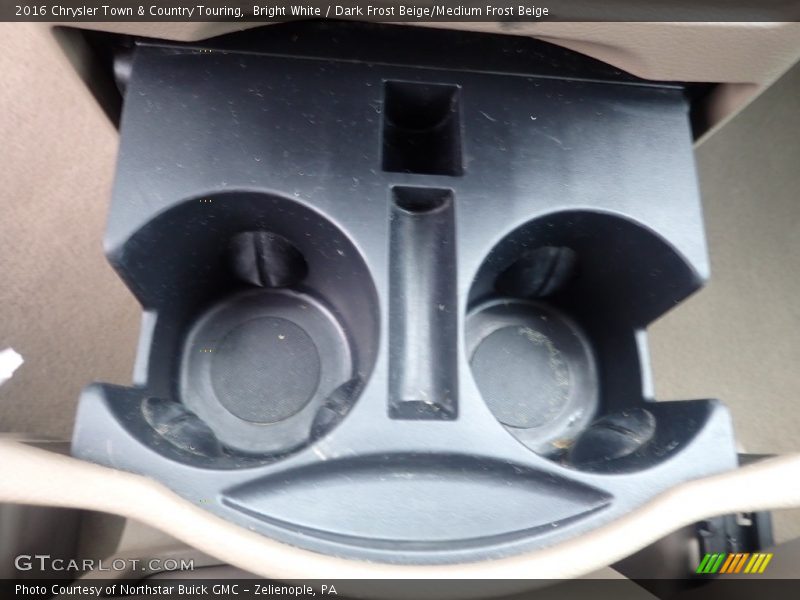 Bright White / Dark Frost Beige/Medium Frost Beige 2016 Chrysler Town & Country Touring