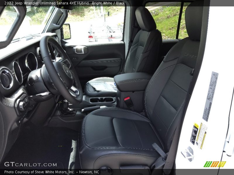 Bright White / Black 2022 Jeep Wrangler Unlimited Sahara 4XE Hybrid