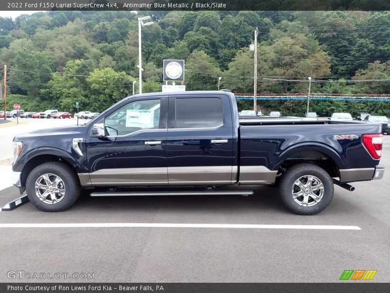  2022 F150 Lariat SuperCrew 4x4 Antimatter Blue Metallic