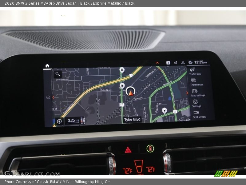 Black Sapphire Metallic / Black 2020 BMW 3 Series M340i xDrive Sedan