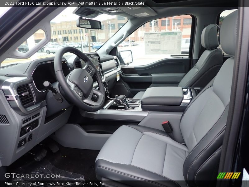  2022 F150 Lariat SuperCrew 4x4 Black/Slate Interior