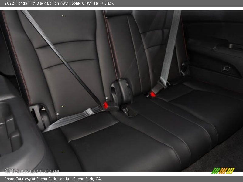 Rear Seat of 2022 Pilot Black Edition AWD