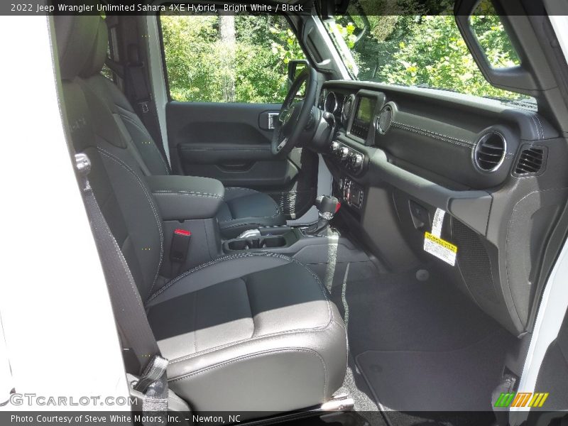 Bright White / Black 2022 Jeep Wrangler Unlimited Sahara 4XE Hybrid