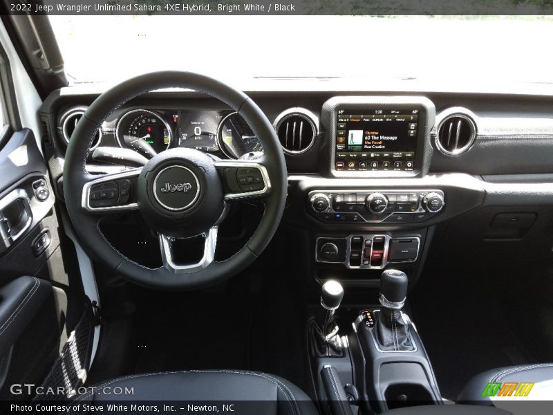 Bright White / Black 2022 Jeep Wrangler Unlimited Sahara 4XE Hybrid