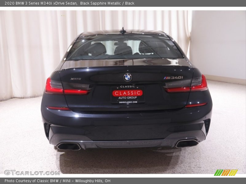 Black Sapphire Metallic / Black 2020 BMW 3 Series M340i xDrive Sedan