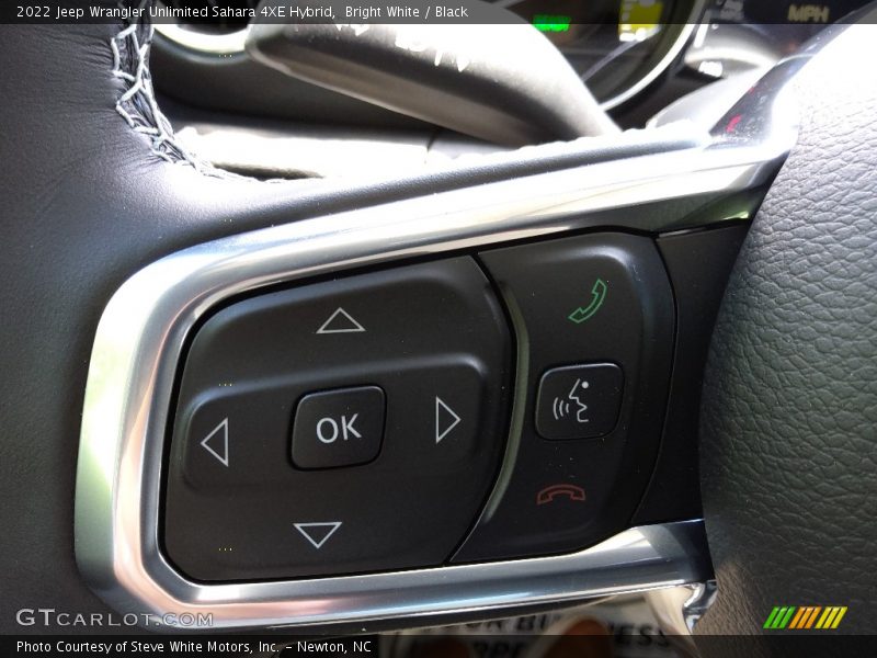 Bright White / Black 2022 Jeep Wrangler Unlimited Sahara 4XE Hybrid