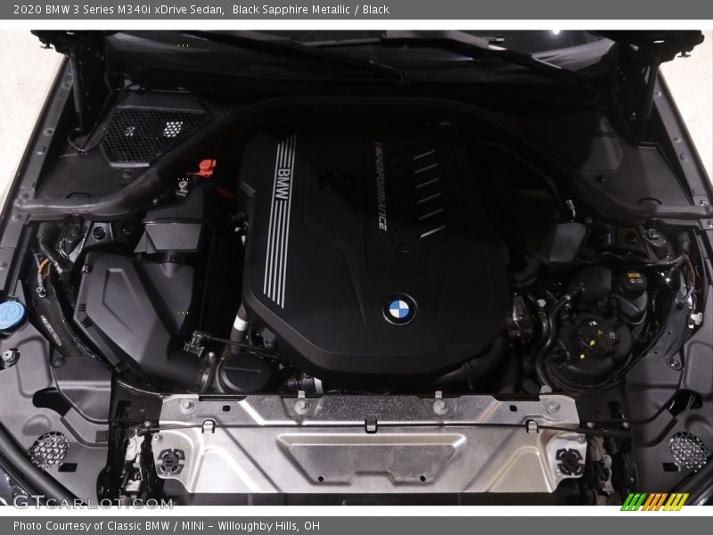 Black Sapphire Metallic / Black 2020 BMW 3 Series M340i xDrive Sedan