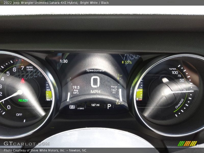 Bright White / Black 2022 Jeep Wrangler Unlimited Sahara 4XE Hybrid