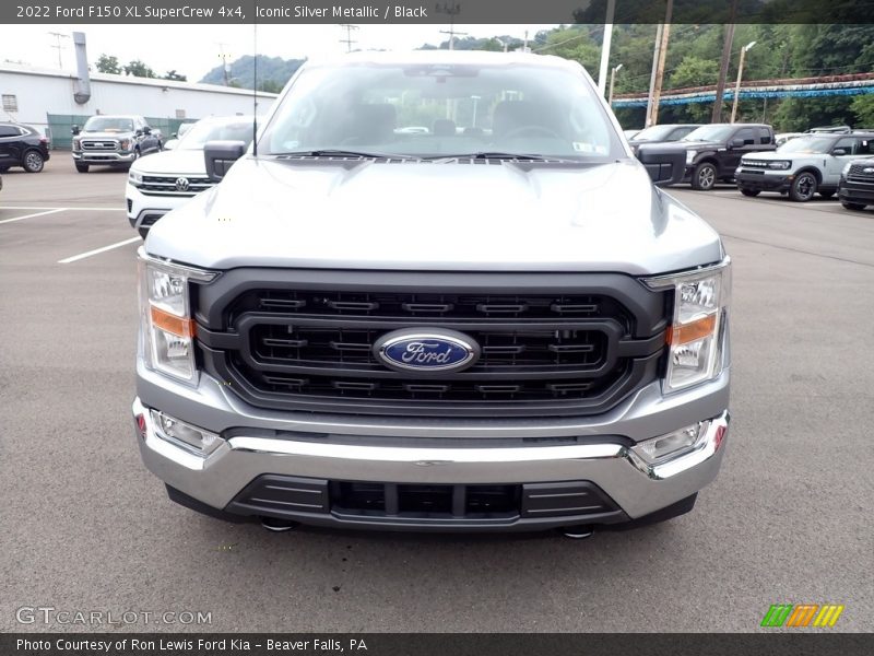 Iconic Silver Metallic / Black 2022 Ford F150 XL SuperCrew 4x4