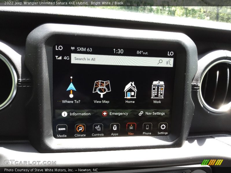 Bright White / Black 2022 Jeep Wrangler Unlimited Sahara 4XE Hybrid