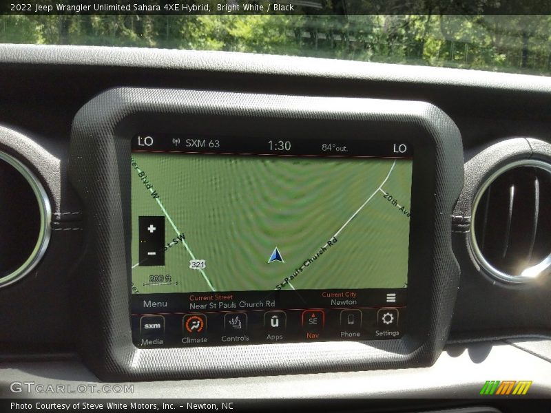 Bright White / Black 2022 Jeep Wrangler Unlimited Sahara 4XE Hybrid