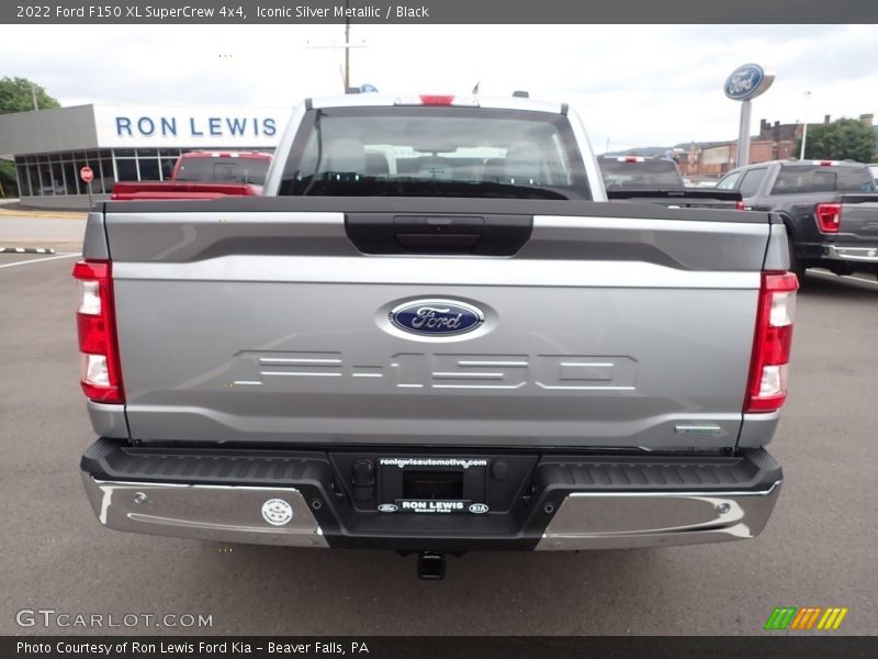 Iconic Silver Metallic / Black 2022 Ford F150 XL SuperCrew 4x4