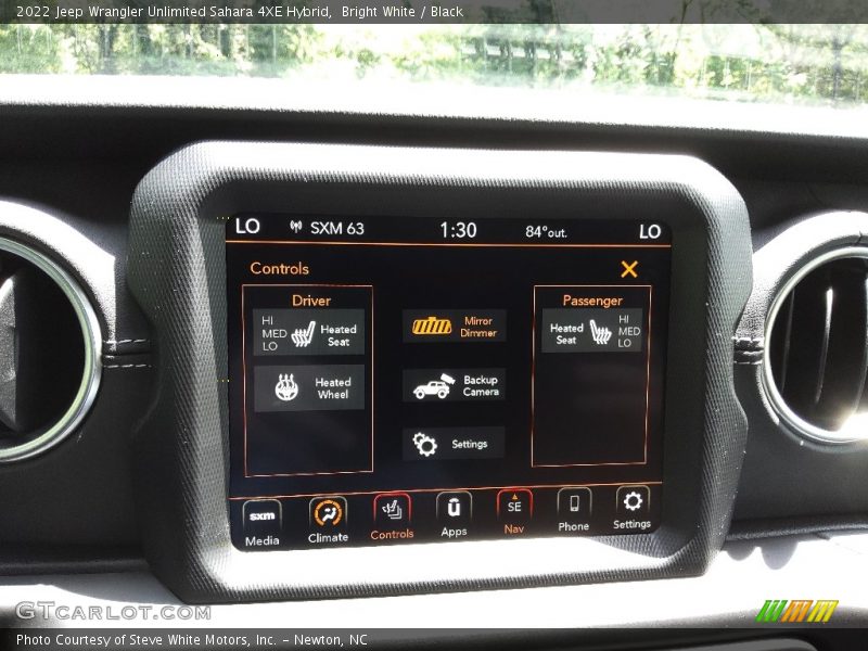 Bright White / Black 2022 Jeep Wrangler Unlimited Sahara 4XE Hybrid