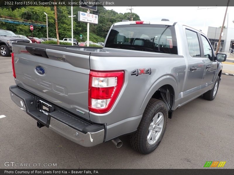 Iconic Silver Metallic / Black 2022 Ford F150 XL SuperCrew 4x4