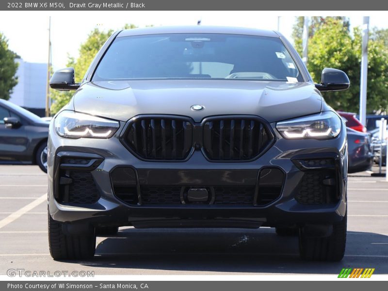 Dravit Gray Metallic / Black 2022 BMW X6 M50i