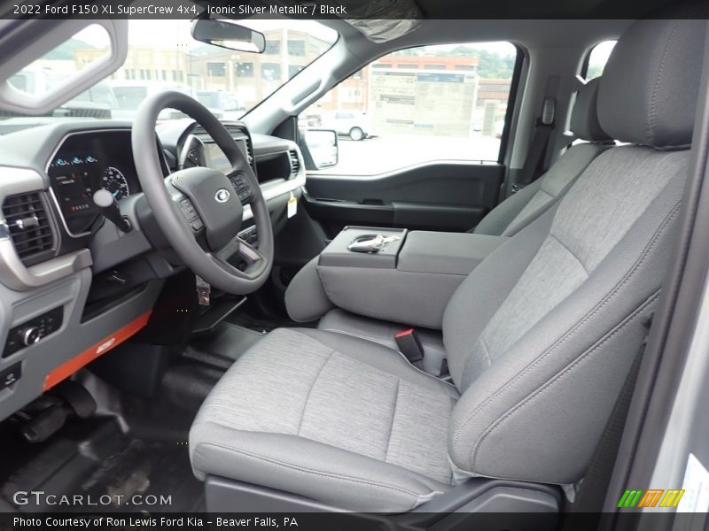  2022 F150 XL SuperCrew 4x4 Black Interior