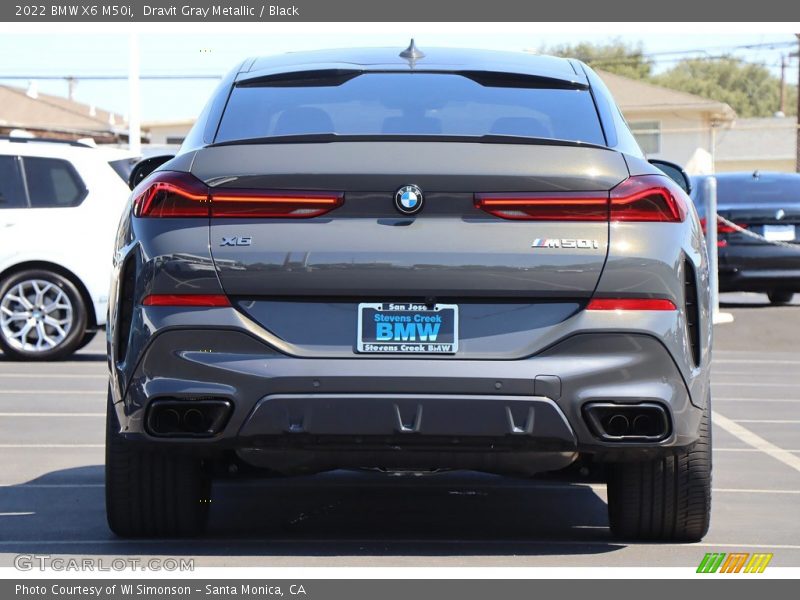 Dravit Gray Metallic / Black 2022 BMW X6 M50i