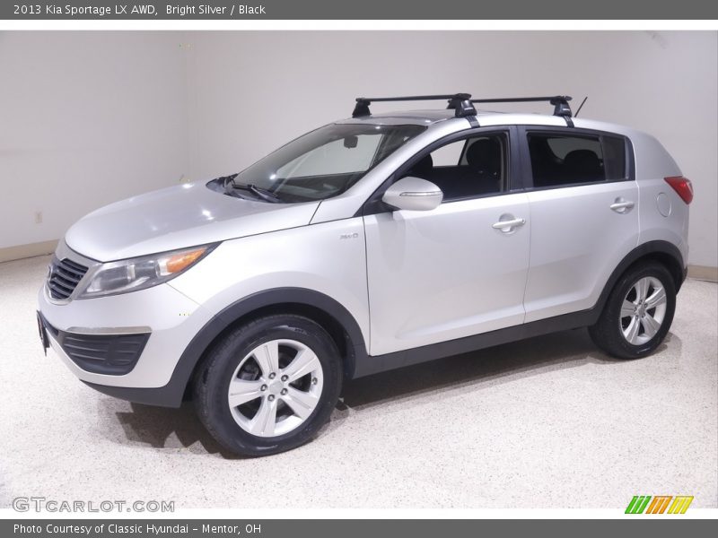 Bright Silver / Black 2013 Kia Sportage LX AWD