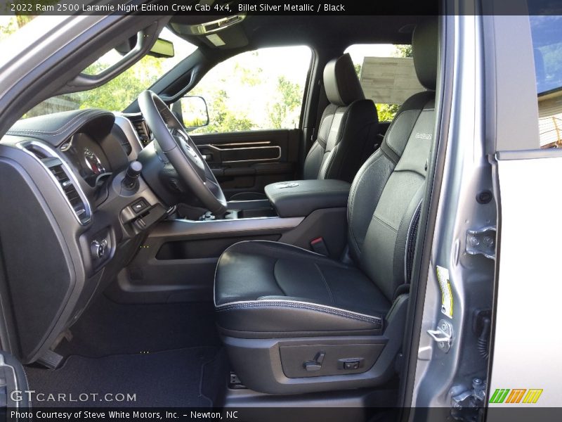 Front Seat of 2022 2500 Laramie Night Edition Crew Cab 4x4