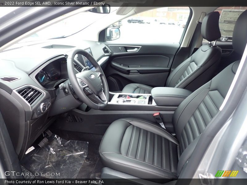  2022 Edge SEL AWD Ebony Interior