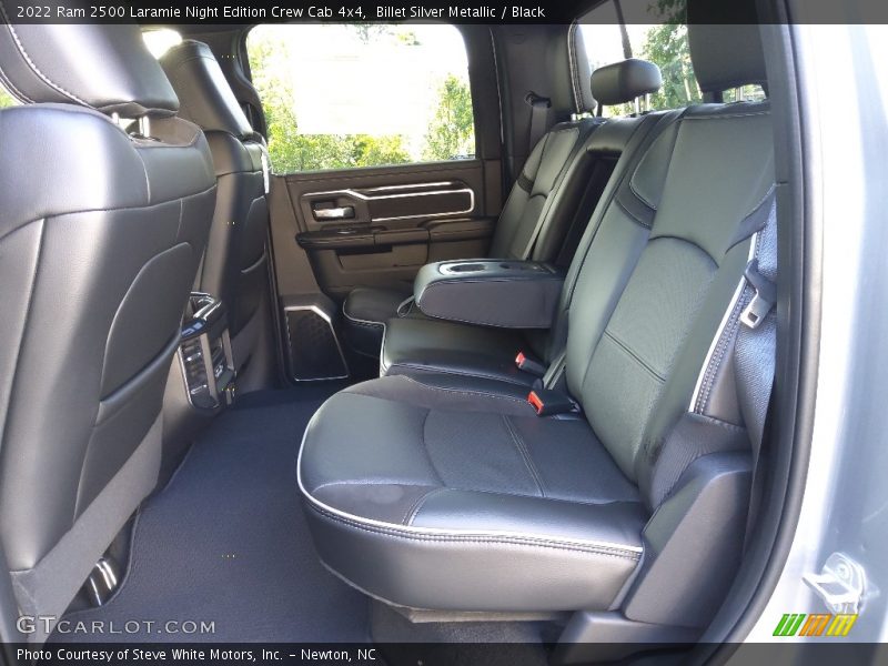 Rear Seat of 2022 2500 Laramie Night Edition Crew Cab 4x4