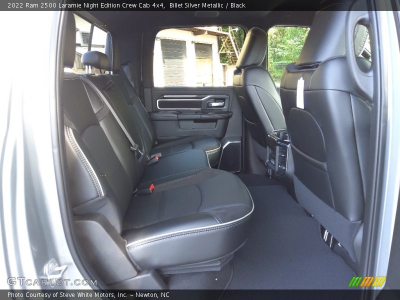 Rear Seat of 2022 2500 Laramie Night Edition Crew Cab 4x4