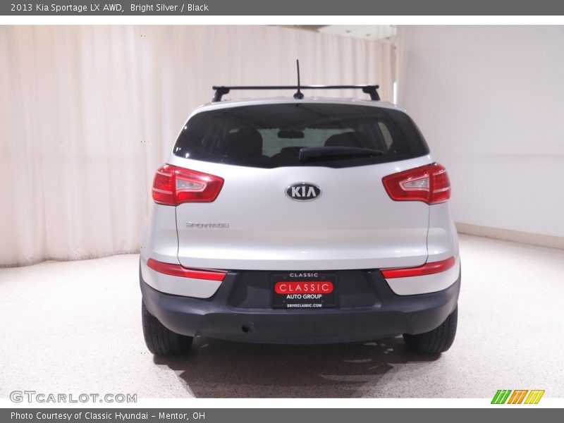 Bright Silver / Black 2013 Kia Sportage LX AWD