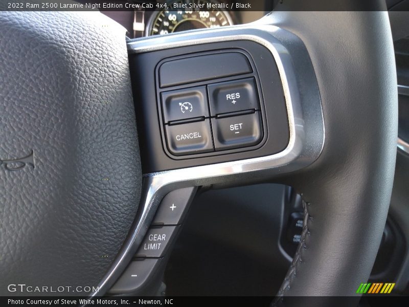  2022 2500 Laramie Night Edition Crew Cab 4x4 Steering Wheel