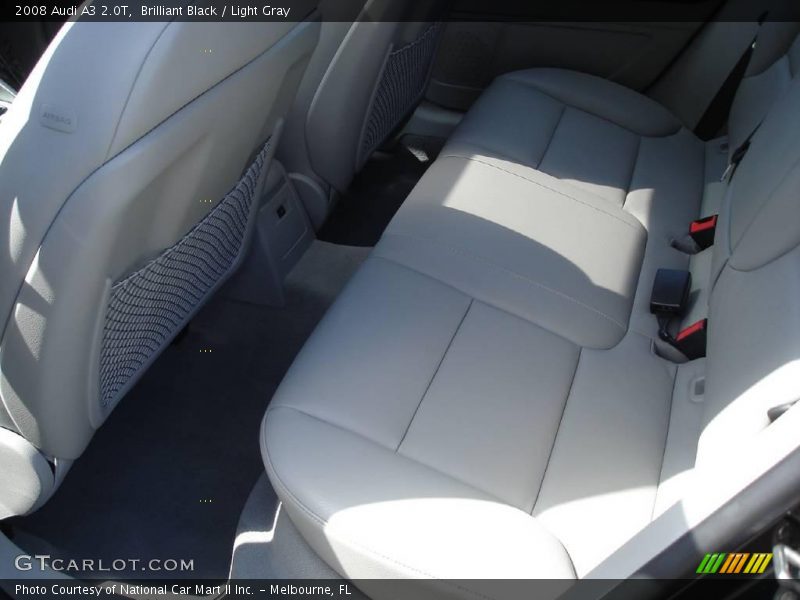 Brilliant Black / Light Gray 2008 Audi A3 2.0T
