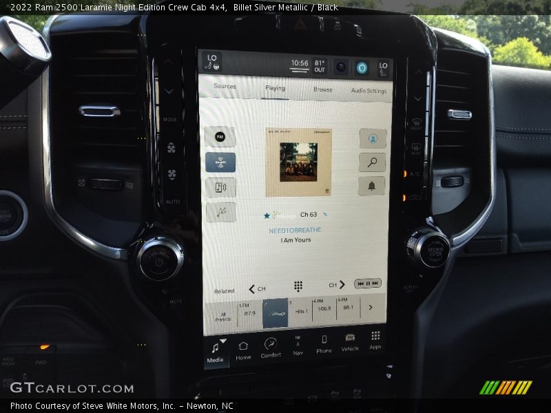 Billet Silver Metallic / Black 2022 Ram 2500 Laramie Night Edition Crew Cab 4x4