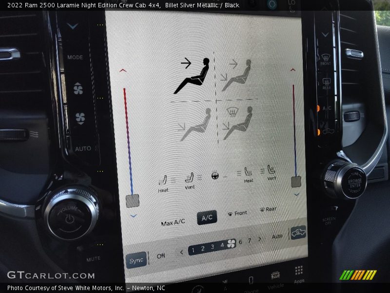 Billet Silver Metallic / Black 2022 Ram 2500 Laramie Night Edition Crew Cab 4x4