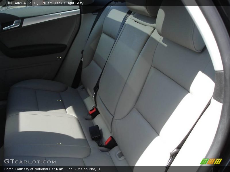 Brilliant Black / Light Gray 2008 Audi A3 2.0T