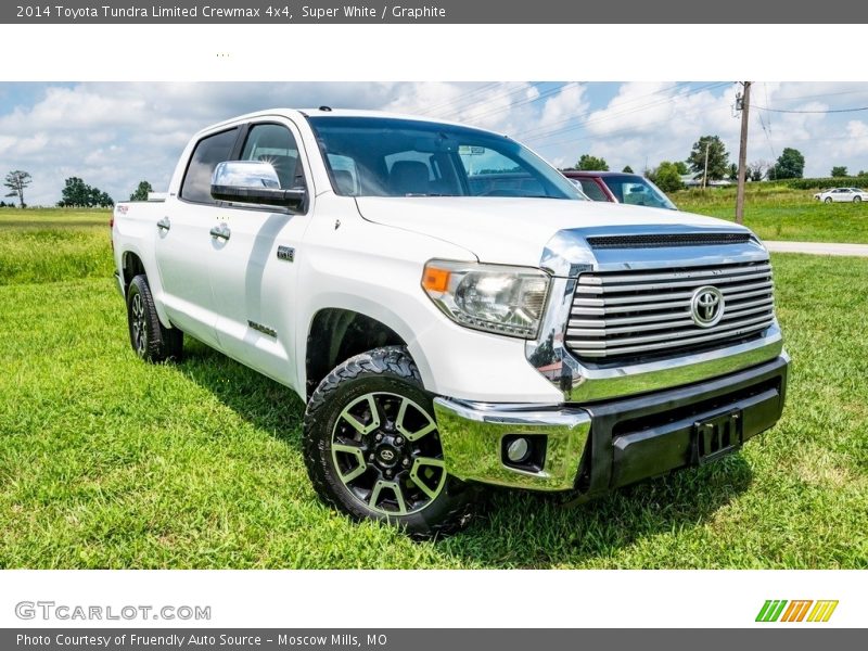 Super White / Graphite 2014 Toyota Tundra Limited Crewmax 4x4