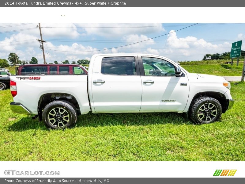 Super White / Graphite 2014 Toyota Tundra Limited Crewmax 4x4