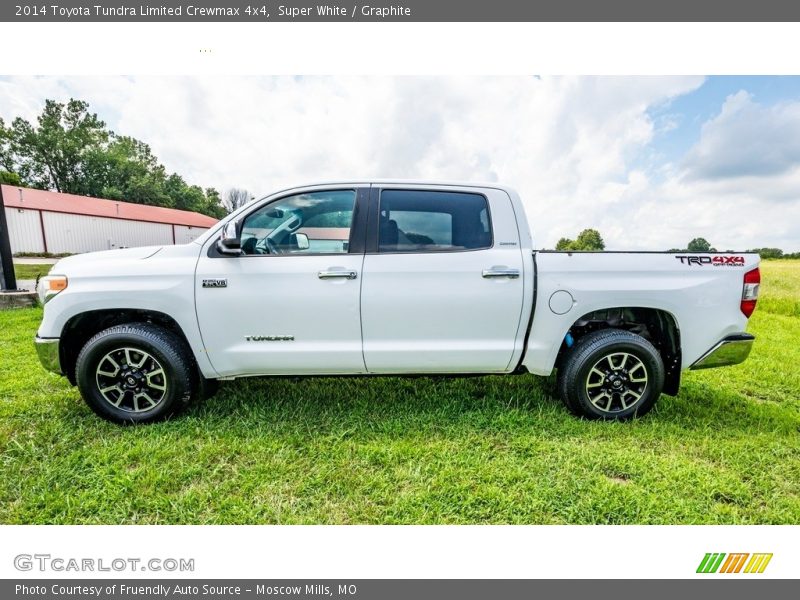 Super White / Graphite 2014 Toyota Tundra Limited Crewmax 4x4