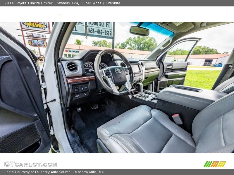 Super White / Graphite 2014 Toyota Tundra Limited Crewmax 4x4