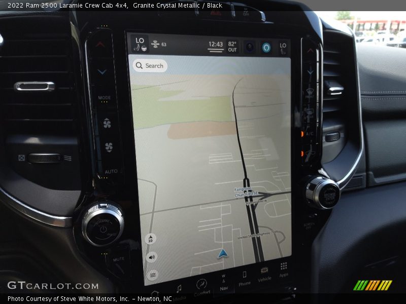 Navigation of 2022 2500 Laramie Crew Cab 4x4