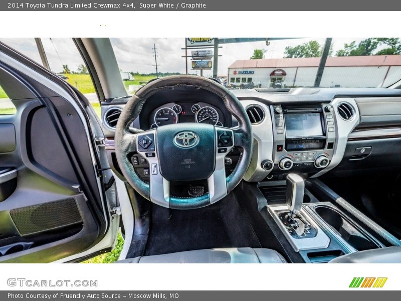 Super White / Graphite 2014 Toyota Tundra Limited Crewmax 4x4