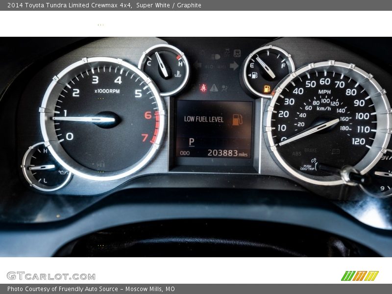 Super White / Graphite 2014 Toyota Tundra Limited Crewmax 4x4