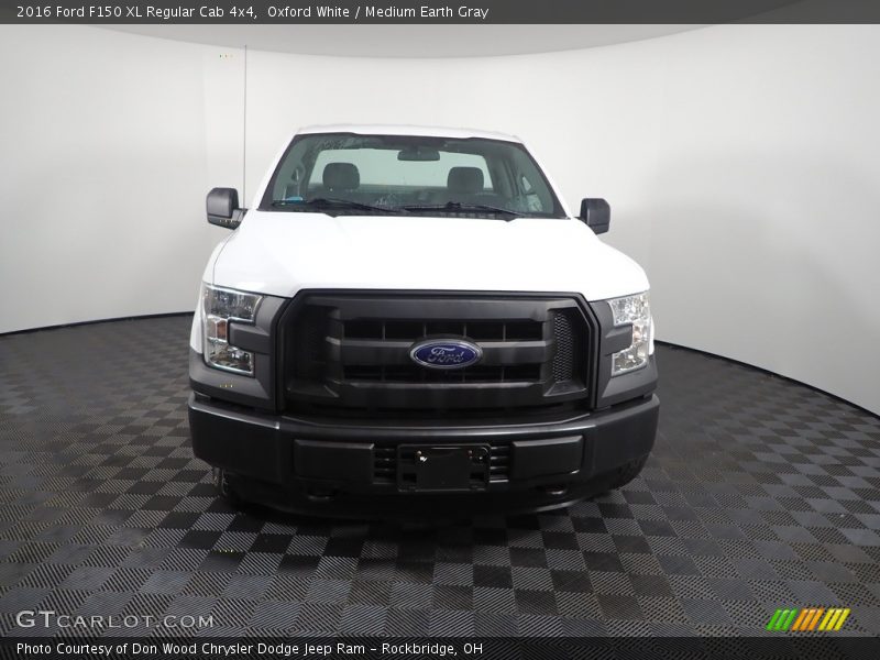 Oxford White / Medium Earth Gray 2016 Ford F150 XL Regular Cab 4x4