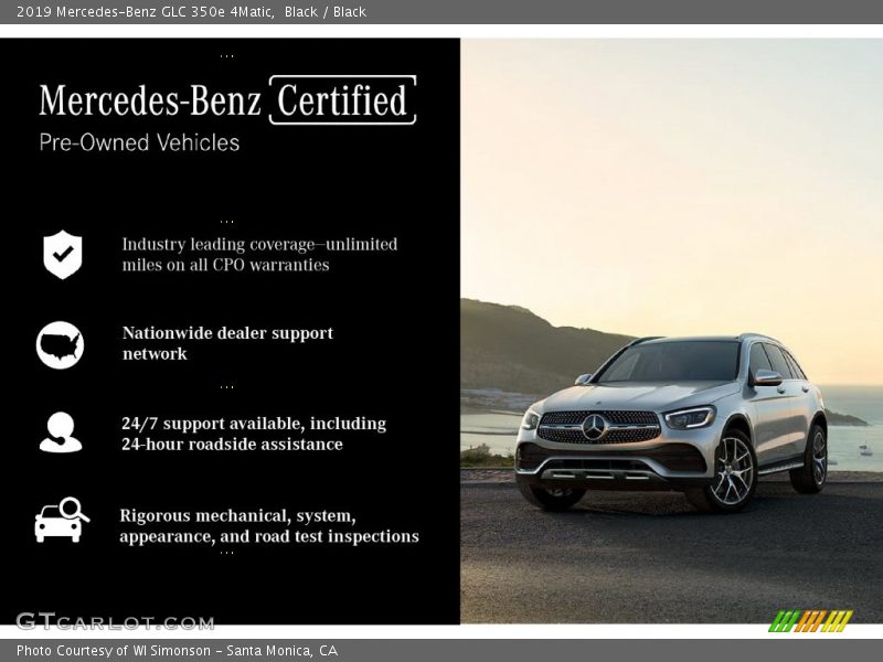 Black / Black 2019 Mercedes-Benz GLC 350e 4Matic