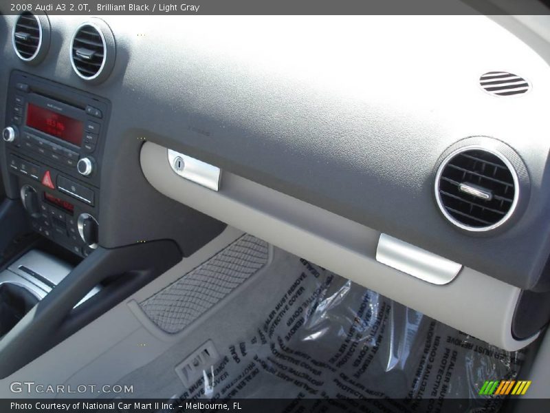 Brilliant Black / Light Gray 2008 Audi A3 2.0T