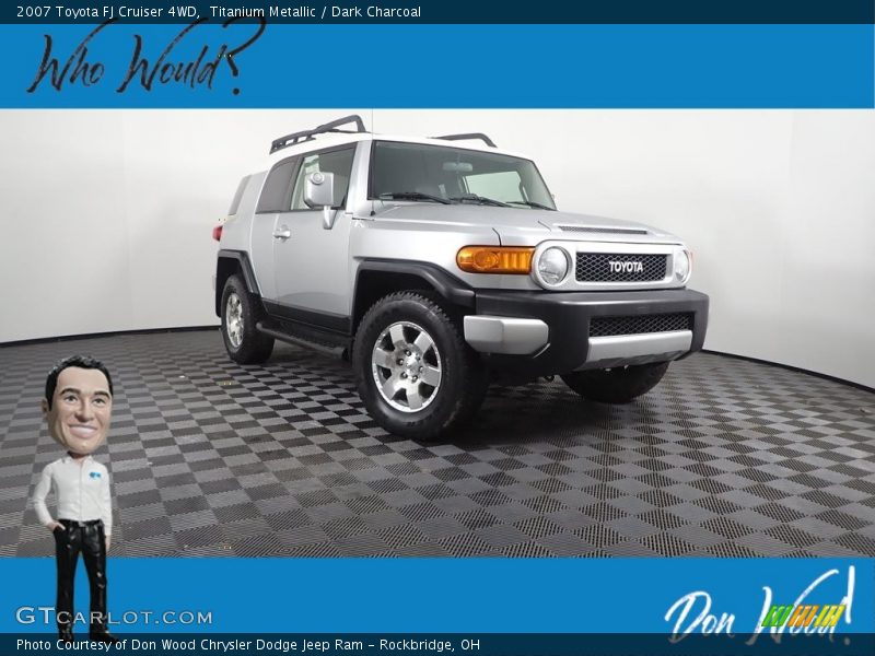 Titanium Metallic / Dark Charcoal 2007 Toyota FJ Cruiser 4WD