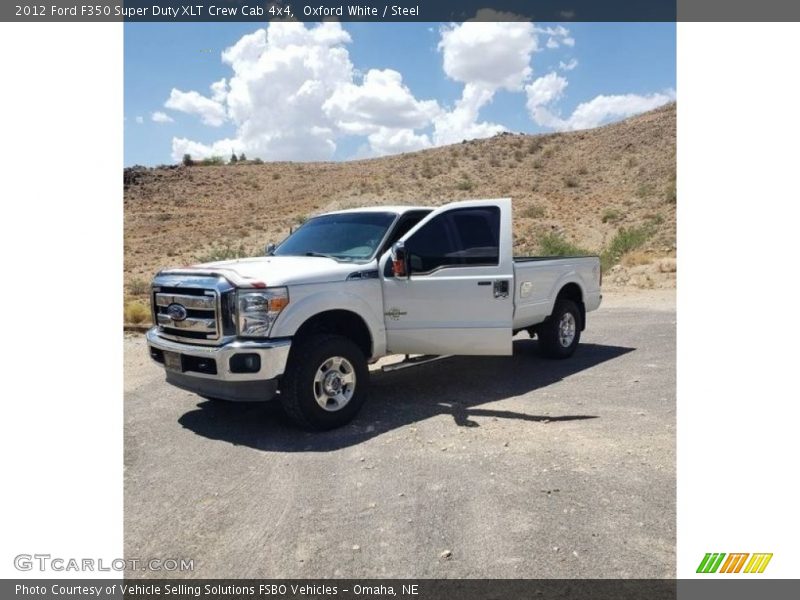 Oxford White / Steel 2012 Ford F350 Super Duty XLT Crew Cab 4x4