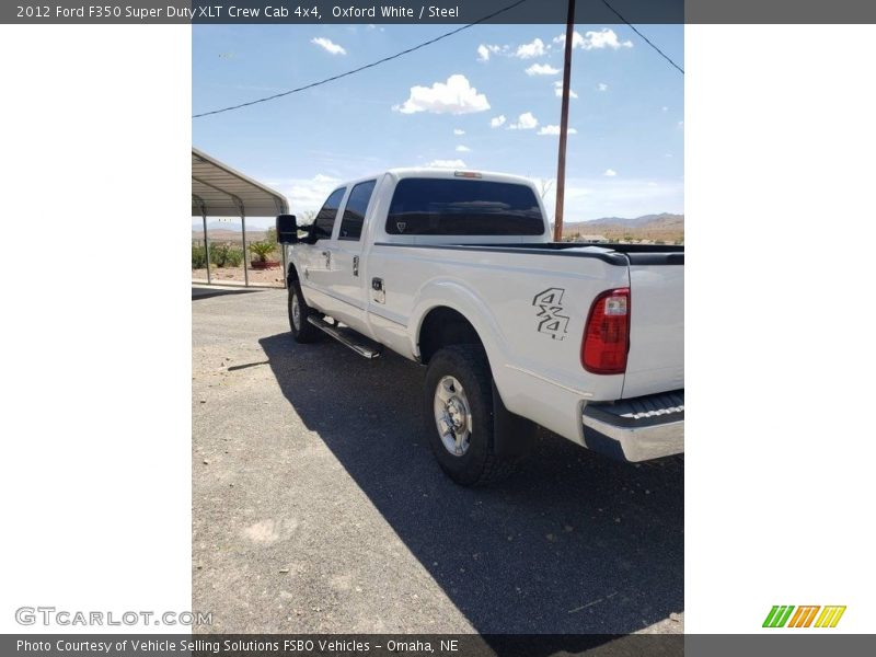 Oxford White / Steel 2012 Ford F350 Super Duty XLT Crew Cab 4x4