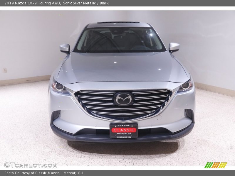 Sonic Silver Metallic / Black 2019 Mazda CX-9 Touring AWD