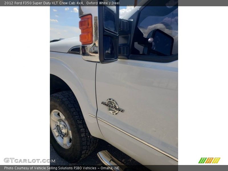 Oxford White / Steel 2012 Ford F350 Super Duty XLT Crew Cab 4x4